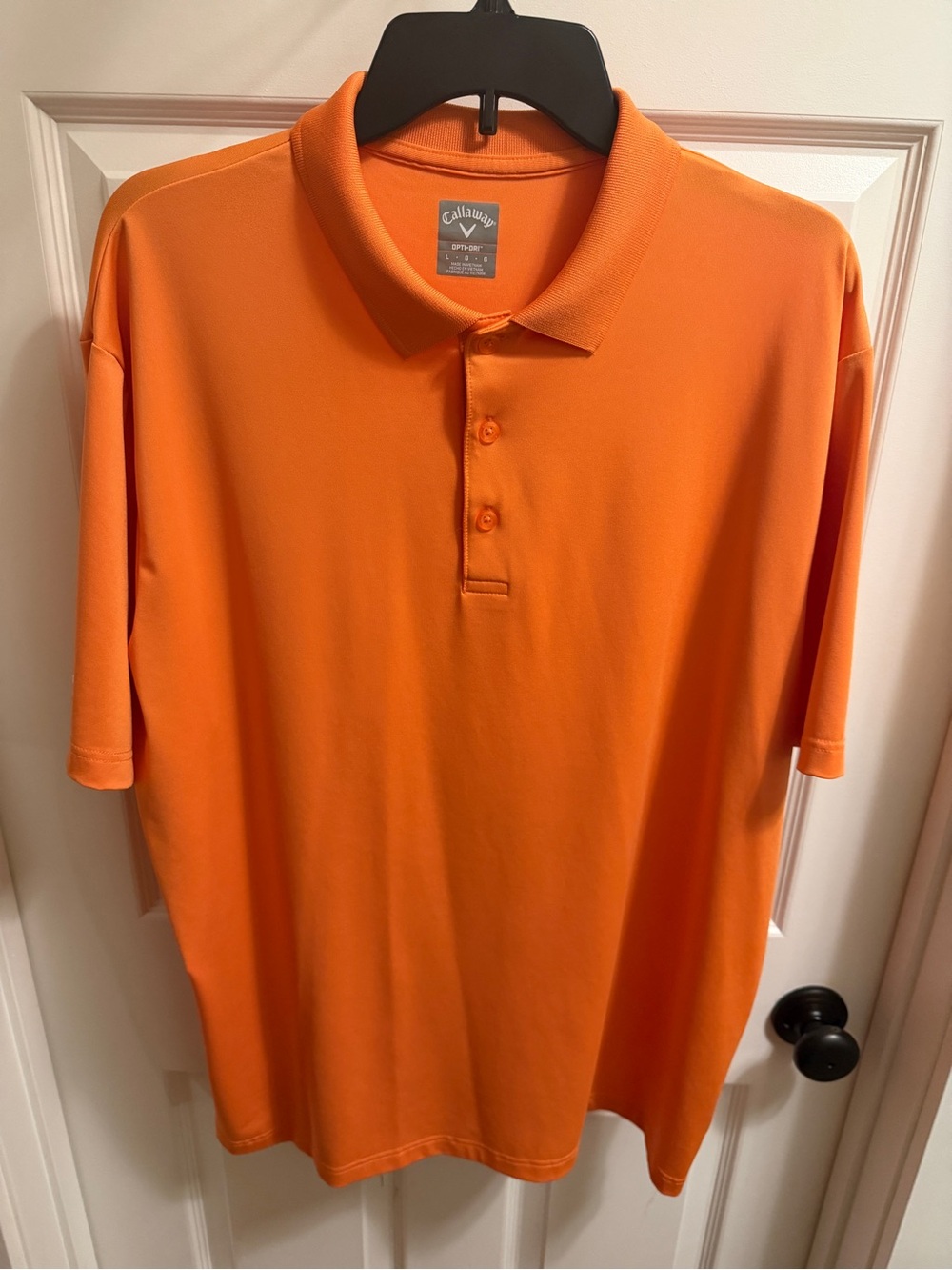 Callaway Men’s Bright Orange Polo Shirt